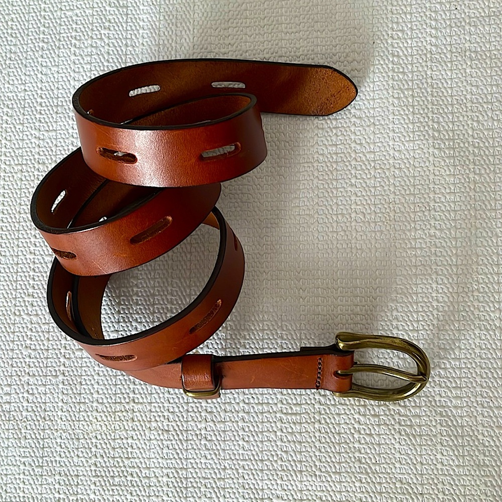 Madewell brown leather belt